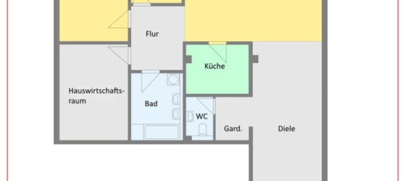 Apartamento de 3 divisões em Ravensburg, Germany N.º 3178 6