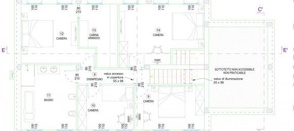 Casa de 4 habitaciónes en Piazzola sul Brenta, Italy No. 2941 7