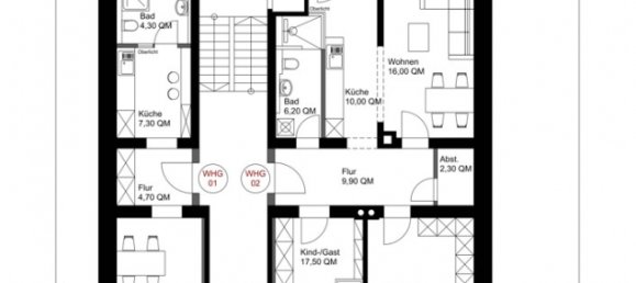 Квартира с 1 спальней в Вестервальд, Германия № 71876 2