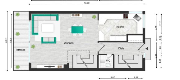 Таунхаус с 5 комнатами в Мёнхенгладбах, Германия № 264429 13