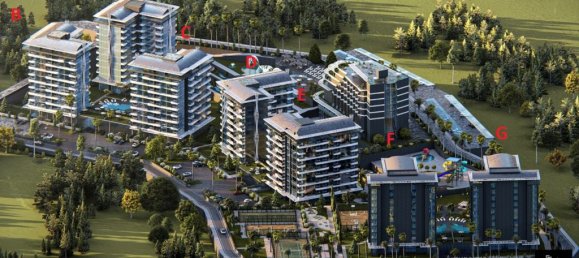 Apartamento de 1+1 en Avsallar, Turkey No. 10901 2