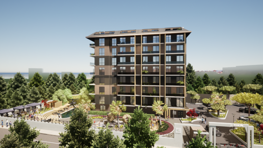 Penthouse de 2 divisões em Demirtas, Turkey N.º 29835