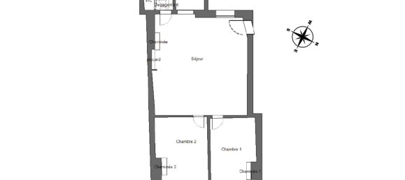 Apartamento de 2 dormitorios en Paris, France No. 173543 2