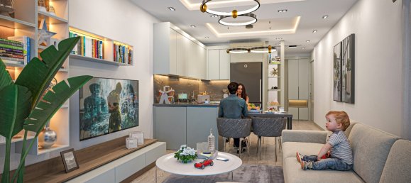 شقة 2+1 في Mersin, Turkey رقم 23699 11