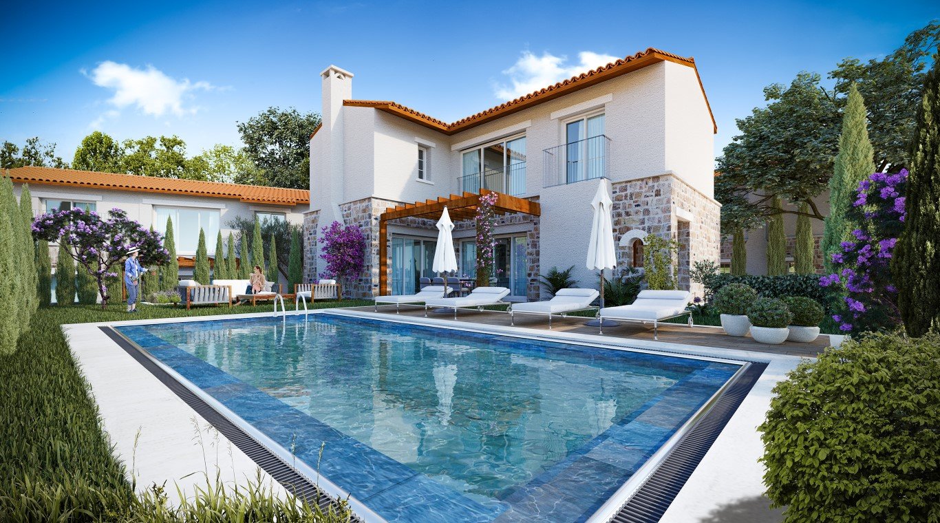 Villa de 2+1 en Bodrum, Turkey No. 13547