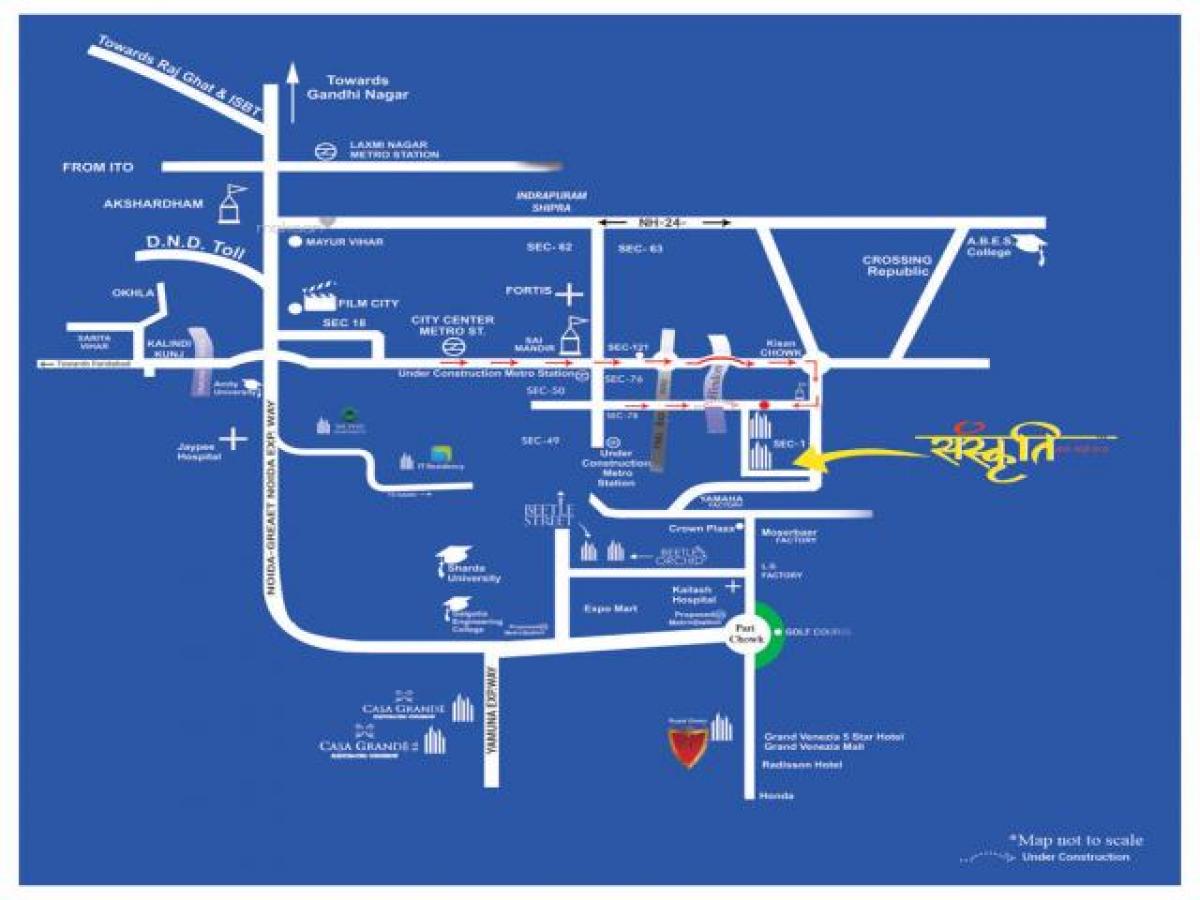 3 bedrooms House in Noida, India No. 67420