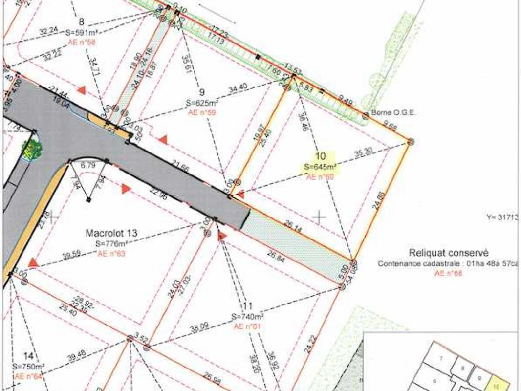  Land in Cologne, France No. 110125