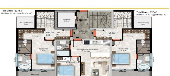 2 rooms Villa in Kestel, Turkey No. 9999 12