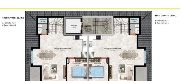 2 rooms Villa in Kestel, Turkey No. 9999 14