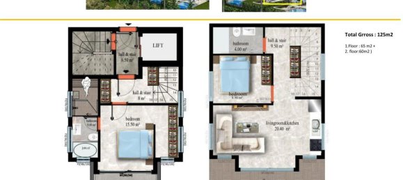 2 rooms Villa in Kestel, Turkey No. 9999 15