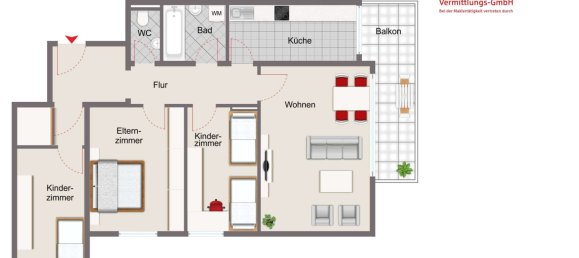 2 Schlafzimmer Wohnung in Hof, Germany, Nr. 270403 8