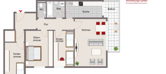 2 Schlafzimmer Wohnung in Hof, Germany, Nr. 270403 5