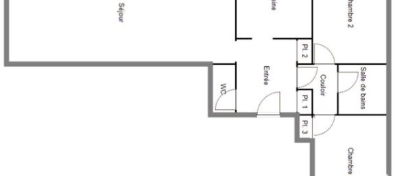 2 chambres Appartement à Thionville, France No. 39110 12