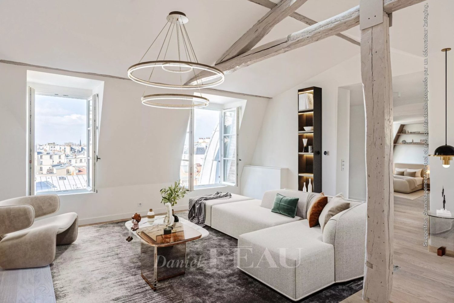 Apartamento de 3 dormitorios en Paris, France No. 345034