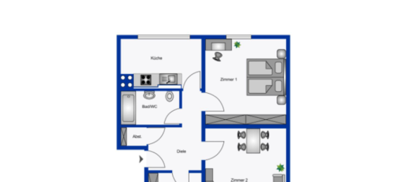 2 Schlafzimmer Wohnung in Dortmund, Germany, Nr. 284473 2
