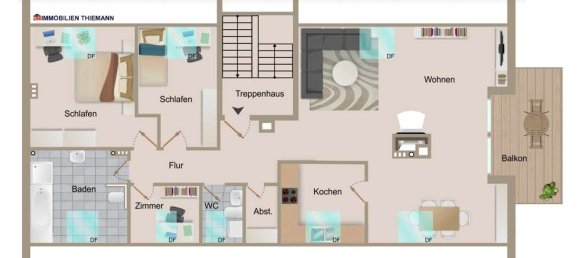 3 chambres Appartement à Bottrop, Germany No. 73227 9