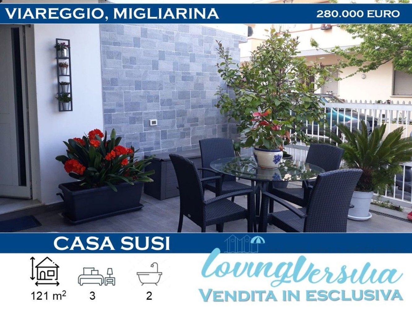 5 rooms House in Viareggio, Italy No. 258631