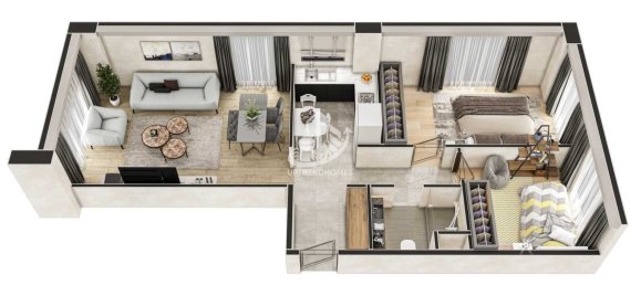 Apartamento 2+1 em Istanbul, Turkey N.º 4568 11