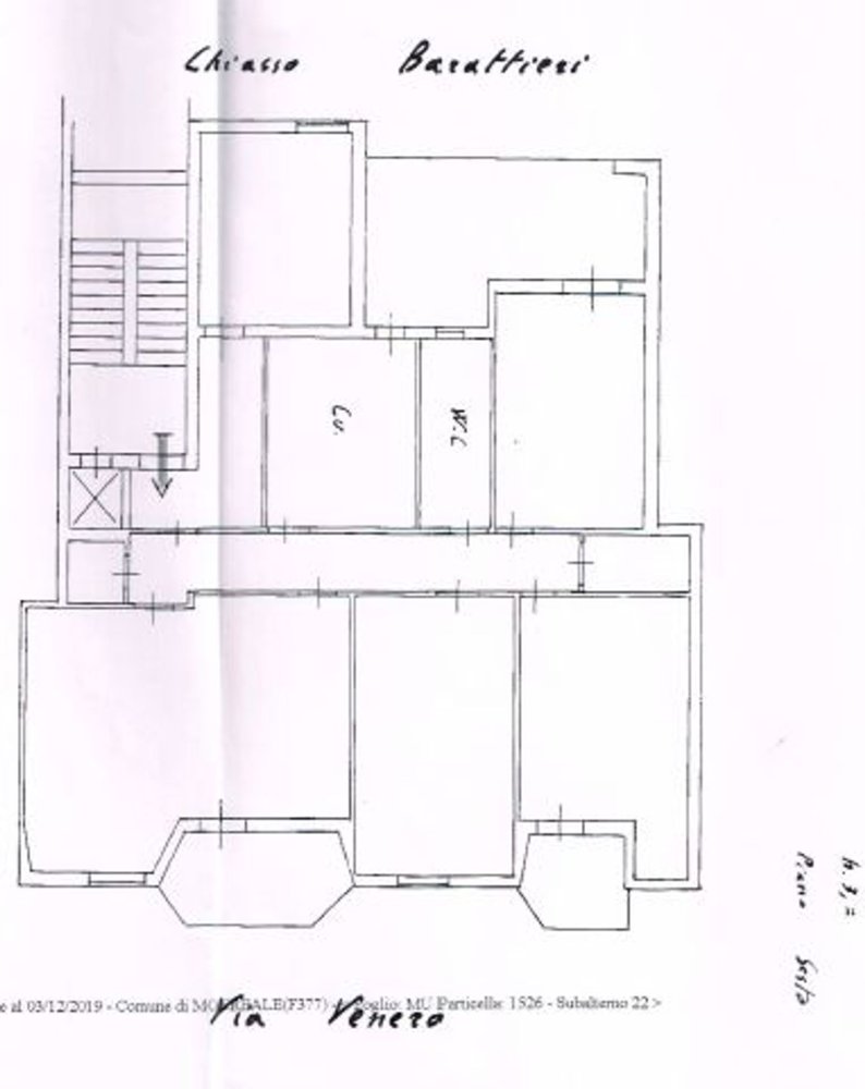 6 rooms Apartment in Monreale, Italy No. 256204