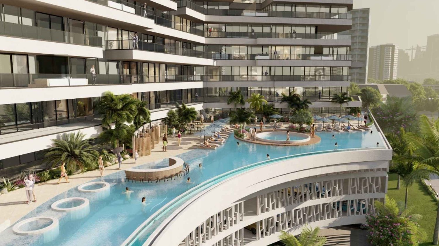 Apartamento de 2 dormitorios en TRINITY, Arjan, UAE No. 61966