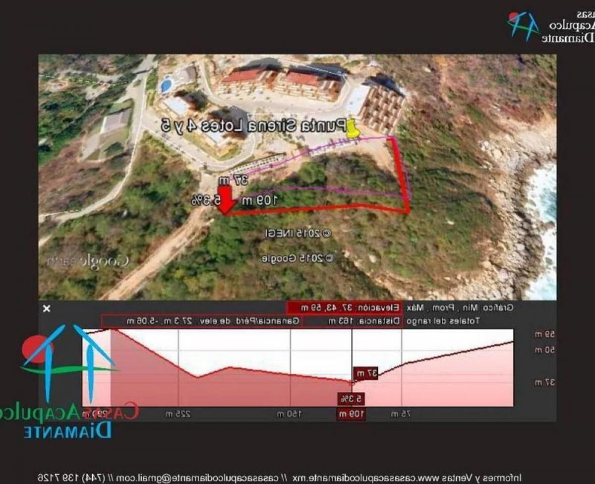 Земельный участок в Акапулько де Хуарес, Мексика № 120064