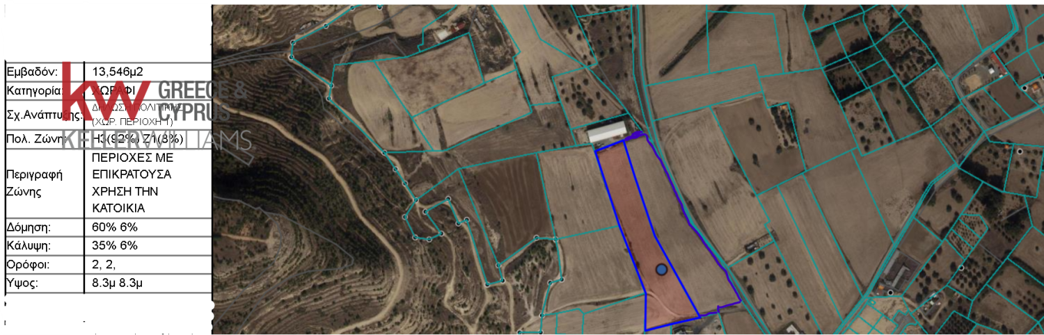 Grundstück in Oroklini, Cyprus 27092m², Nr. 26966