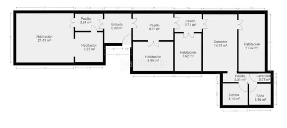 4 غرف نوم شقة في Ciutat Vella, Spain رقم 156615 25