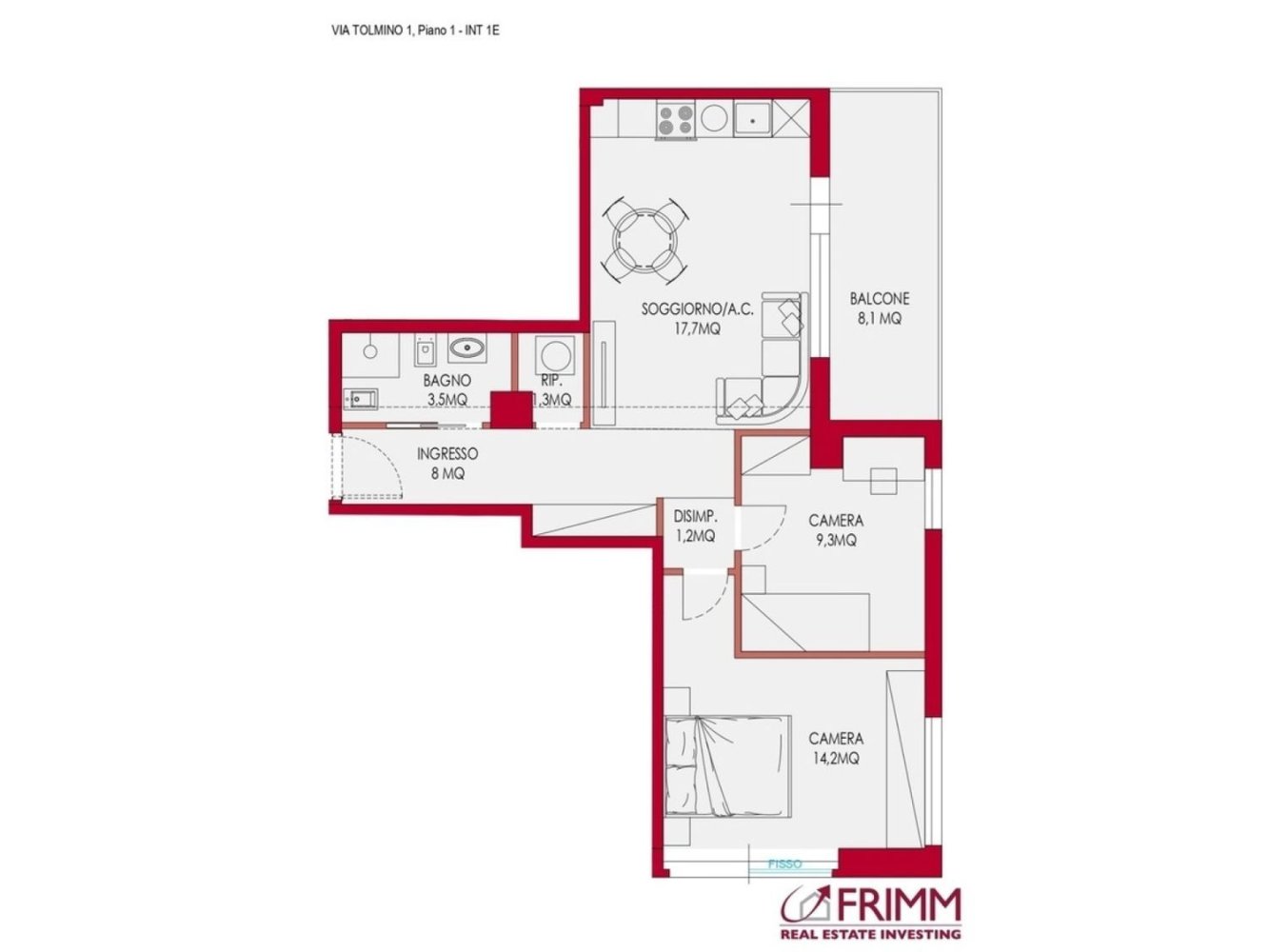 3 bedrooms Apartment in Rome, Italy No. 321569