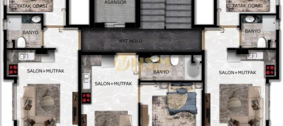 Apartment 1+1 in Alanya, Turkey No. 4211 14