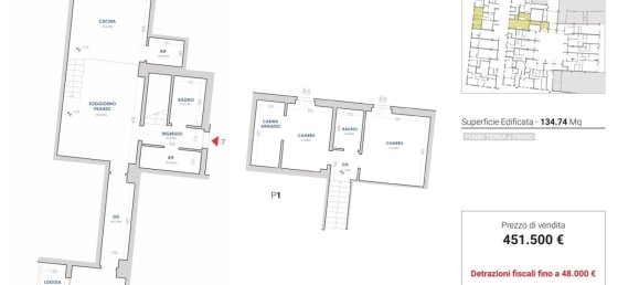 6 rooms Duplex in Prato, Italy No. 237596 7