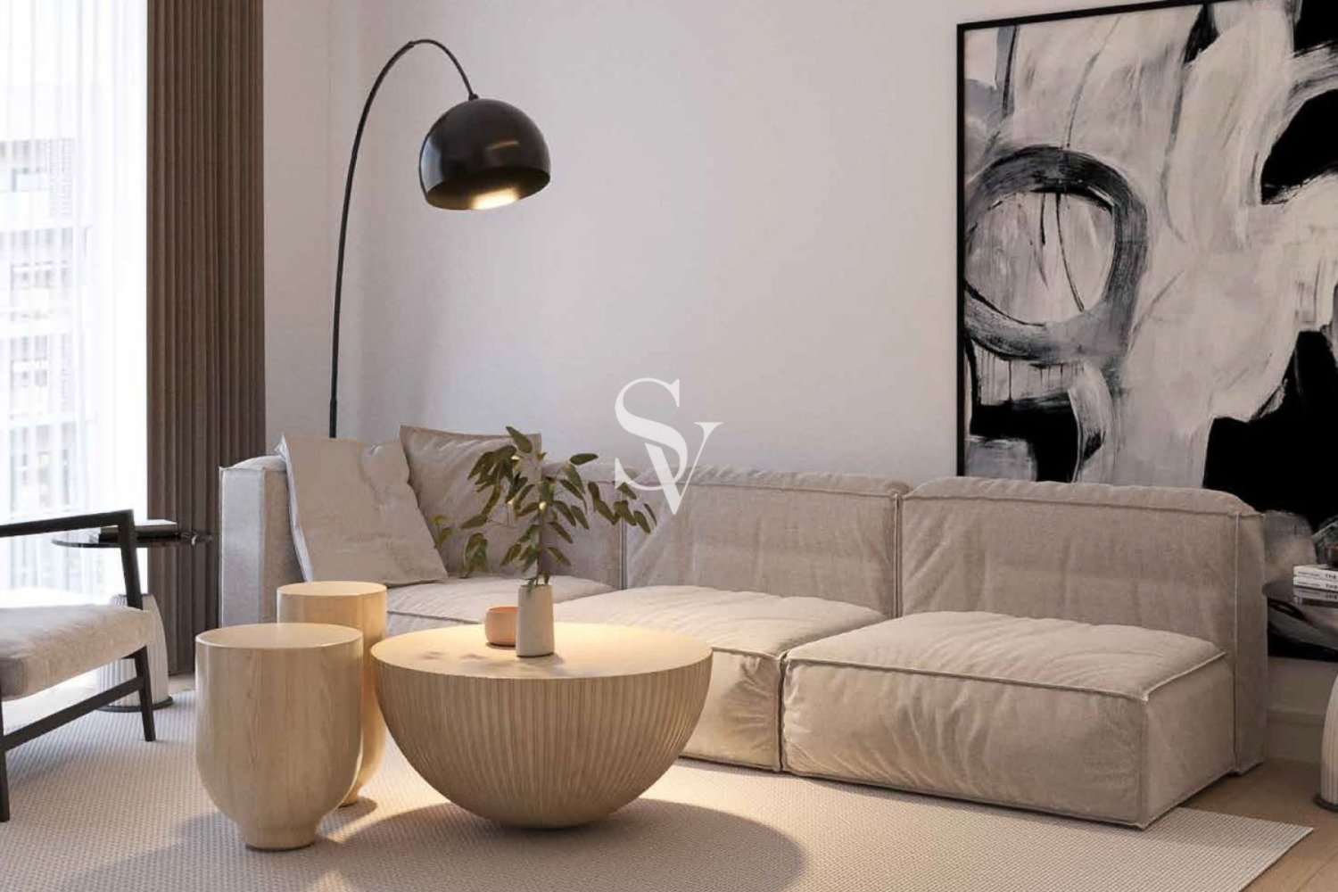 Квартира с 2 спальнями в wasl gate, ОАЭ № 108142