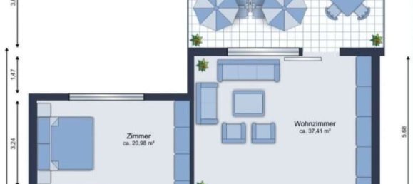 Таунхаус с 2 спальнями в Тутлинген, Германия № 267319 33