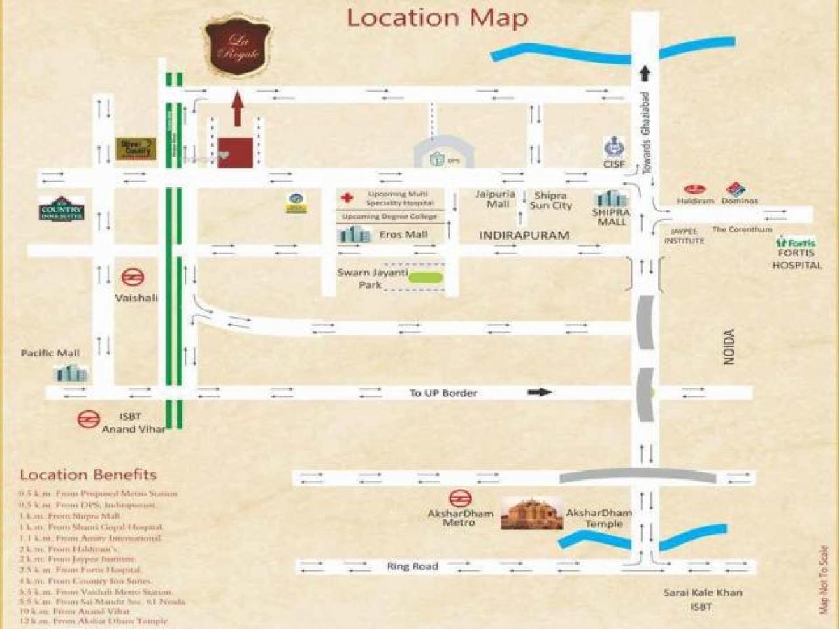 3 chambres Maison à Ghaziabad, India No. 55545