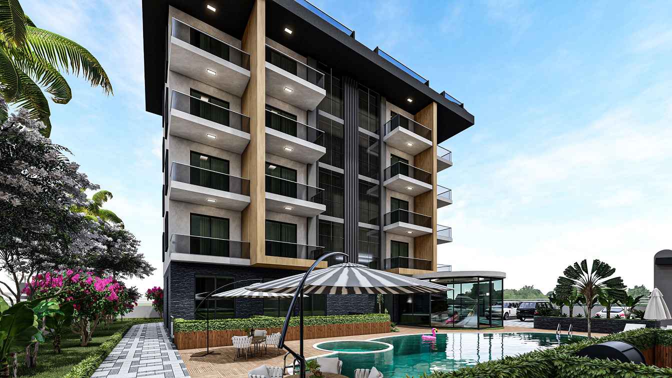 Квартира 1+1 в Аланья, Турция № 11234