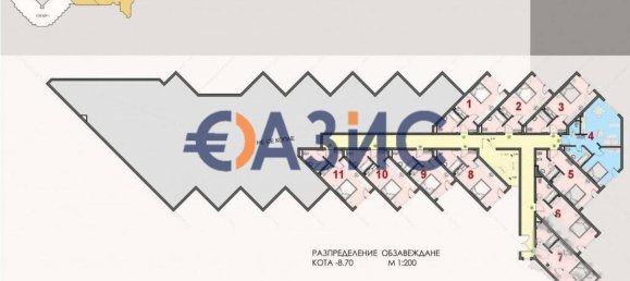 2 غرف نوم شقة في Sveti Vlas, Bulgaria رقم 795 20