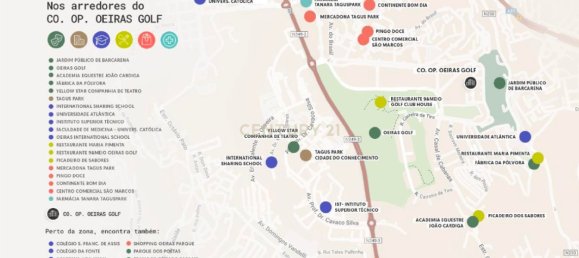 3 غرف نوم شقة في Oeiras, Portugal رقم 105323 12