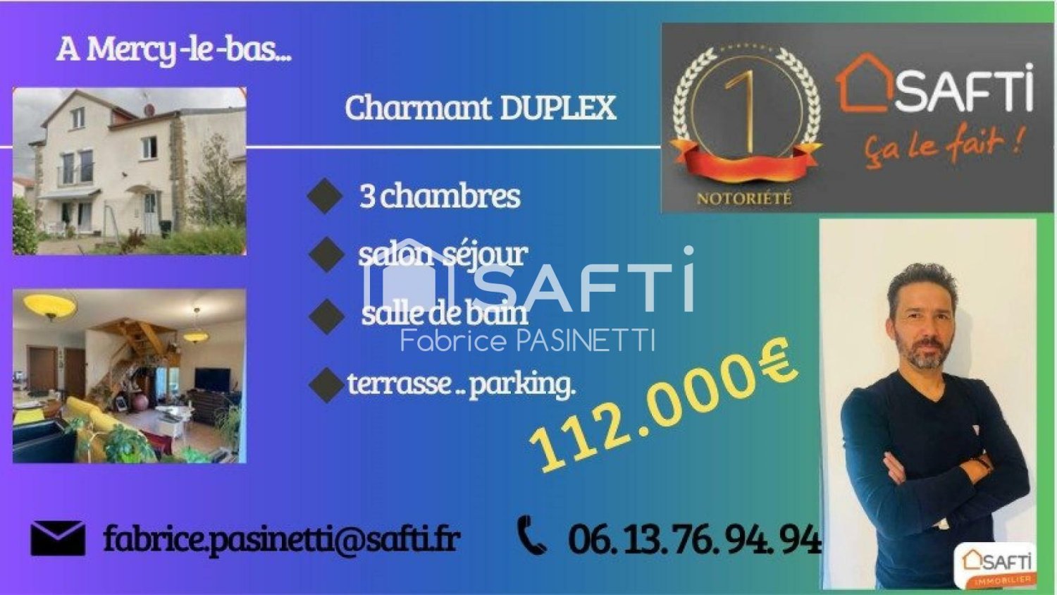 3 غرف نوم منزل ذو طابقين في Mercy-le-Bas, France رقم 218317