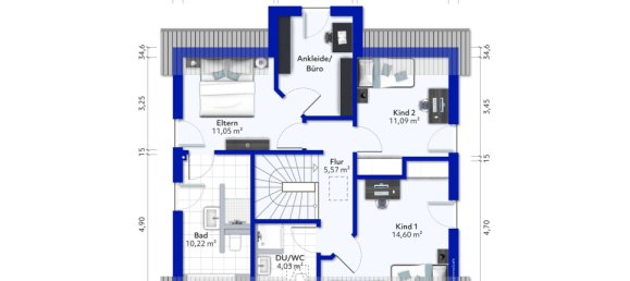 3 غرف نوم منزل في Ostalbkreis, Germany رقم 314707 16
