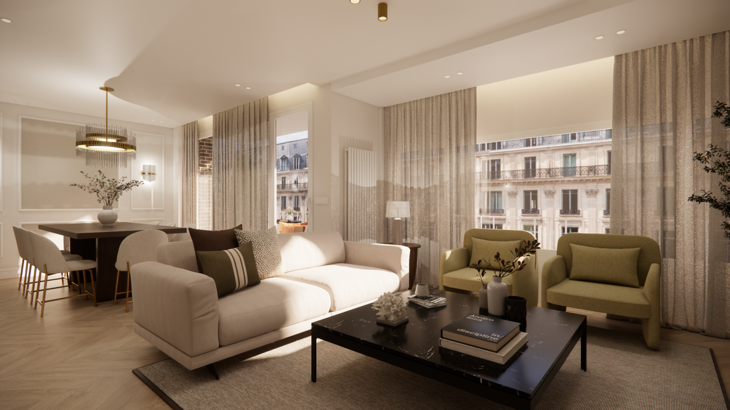 3 bedrooms Apartment in Madrid, Spain No. 92834