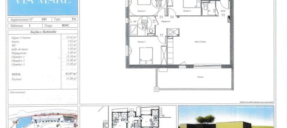 4-Zimmer Wohnung in Ghisonaccia, France, Nr. 54899 4