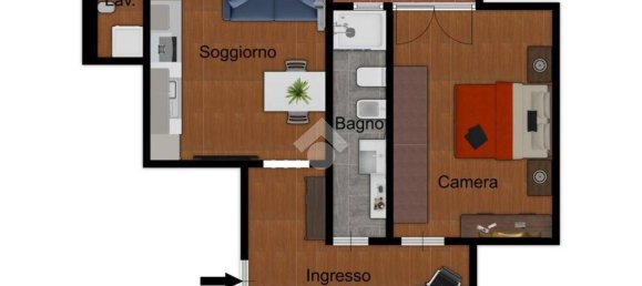 1 chambre Appartement à Milan, Italy No. 268387 2
