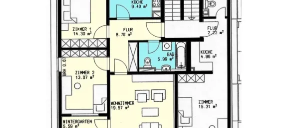 3-salle Appartement à Braunschweig, Germany No. 42983 19