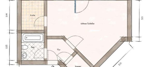 1 غرف نوم شقة في Leipzig, Germany رقم 27674 7