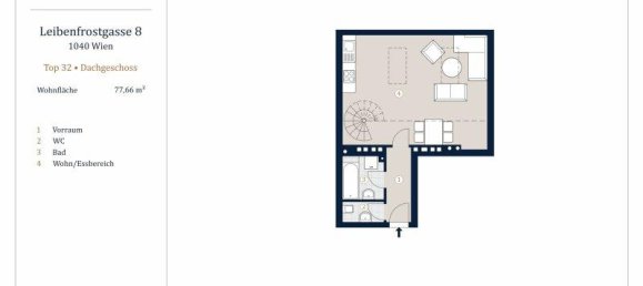 2 rooms Apartment in Wieden, Austria No. 226617 13