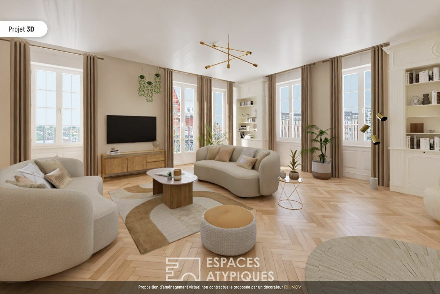 Квартира с 3 спальнями в Страсбург, Франция № 72016