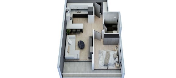 Wohnung 1+1 in Tomuk, Turkey, Nr. 40662 2