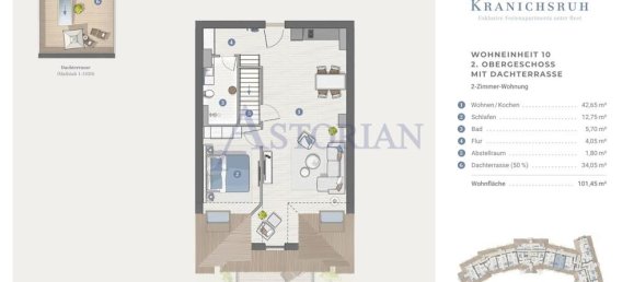 Penthouse de 2 divisões em Vorpommern-Rugen, Germany N.º 144587 6