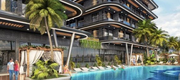 Студия в Аланья, Турция № 2220 4