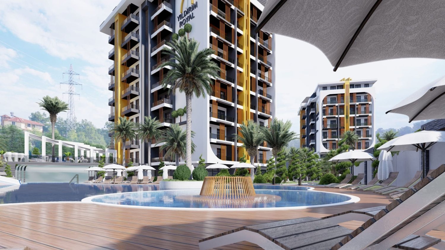 Wohnung 2+1 in Yildirim Royal, Avsallar, Turkey, Nr. 35208