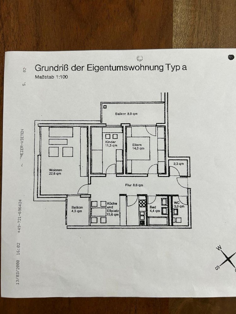 2 غرف نوم شقة في Germersheim, Germany رقم 318215
